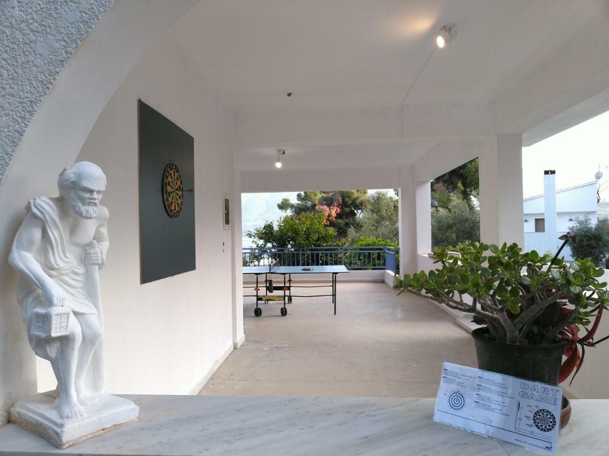 Poros TownRigos House At Askeli Beach, Poros Island别墅 外观 照片